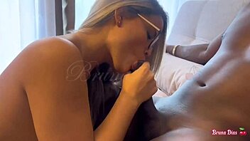 husband films endowed partner's deep intense thrusting