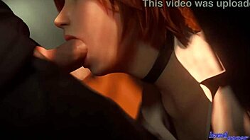 Asuka Kazama's steamy threesome with deepthroat cumshots