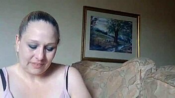 Choking On Huge Cock, Curvy Milf Slut Swallows It All!