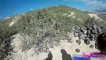 Sensual Beach Doggystyle POV Big Ass Wet Pussy Tan Lines Delight