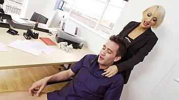 platinum blonde paige ashley revenge fucks hot friend on her man cowgirl creampie domination