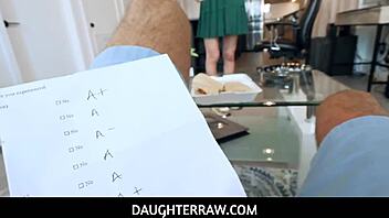 angel youngs and avery moons compete for stepdad's deepthroat attention