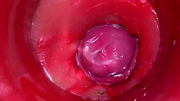 camera inside pussy captures powerful cum creampie asmr in 4k!