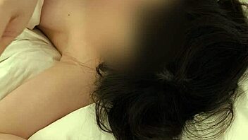 cute japanese college girl's ponytail legs and small tits tease