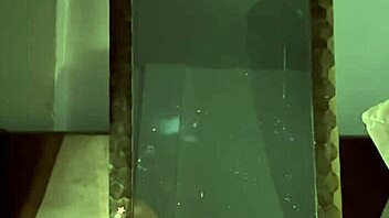 goth big ass cutie rubs her wet emo pussy glasses on