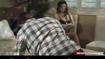 juicy brunette model san dimas craves monster cock rough sex orgasms