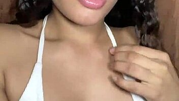 innocent petite babe masturbates wet pussy in miniskirt 😘 homemade solo fun