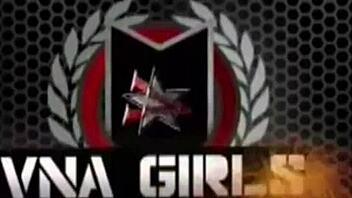 Nadia White's captivating interracial group performance unfolds