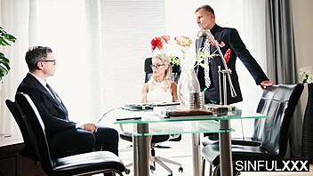 karina king's naughty office fling with george