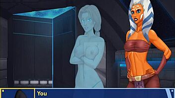 orange trainer gropes dancing big boobs