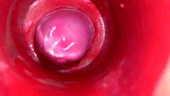 camera inside pussy captures powerful cum creampie asmr in 4k!