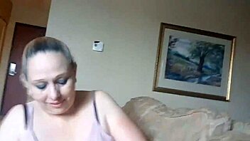 Choking On Huge Cock, Curvy Milf Slut Swallows It All!