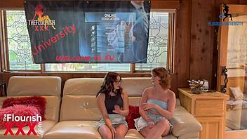 leana lovings hooks up with bbc at university pool outdoors