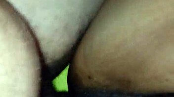 oily ebony milf's wet pussy drips with orgasm