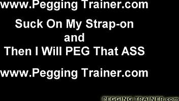 Femdom Delivers Hardest Strapon Pegging