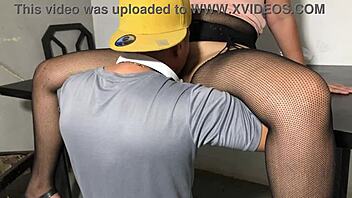 Seduced my curvy big tits math professor in private class at home 😏🍑💦