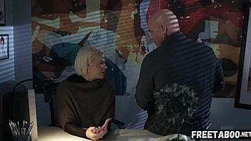 Hot Blonde MILF Fucked Hard in Real Photoshoot Full Movie Creampie