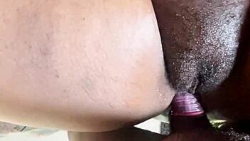 My pregnant slut gets rough anal doggystyle in skirt 😩🍑