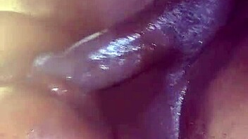 sweet huge pussy lips drip wet and swollen after clothes rip open