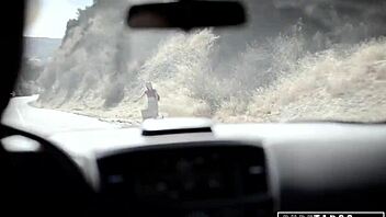 Hey couple let's grab that hitchhiker teen for ffm threesome