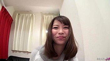 slim japanese babe chats dirty then rides pov creampie uncensored