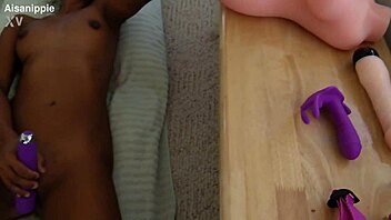 Aisanippie... uh, masturbating sexdoll to wet orgasm!