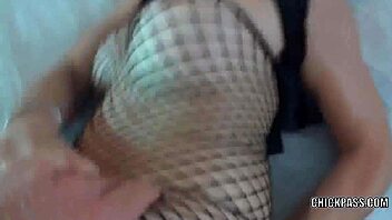 how does this petite milf swallow cock before hard pounding?