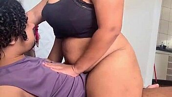 busty milf catches prank and rides cock hard secretly