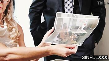 karina king's naughty office fling with george