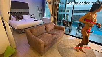 Hot Thai Ladyboy Nang's Messy Legacy Anal Deepthroat Domination