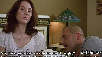 Shy natural titted teen spreads tight pussy losing virginity in group bang