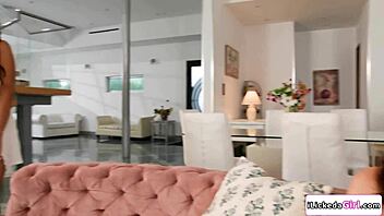 busty latina facesat and fingered by lesbian couple