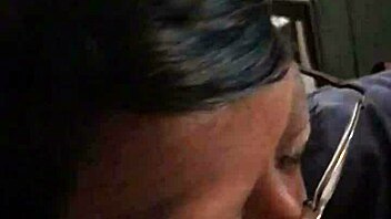 Black woman eagerly sucks white cock load