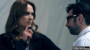 doctor fists busty milf's pussy before deep creampie impregnation