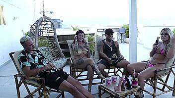 Compilados Do Casal Kobra No Bora Cast With Bruna Carlos And Matheus Caetano - Parte 1