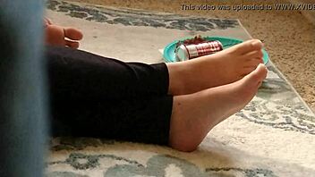 Candid Hidden Cute Feet Fetish Captured