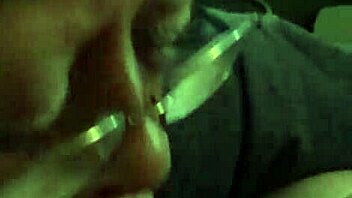 Black woman eagerly sucks white cock load