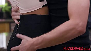 asian babe blows monster cock then takes hard pounding 😈🔥