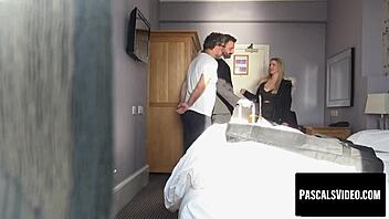 georgie lyall's big tits and ass get pascal white's monster cock attention