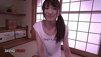 maki kogure delivers experienced japanese milf pov blowjob thrill