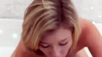 Creepy Hidden Phone Catches Blonde's Deep Anal Toy Fuck and Cumshot Gush!