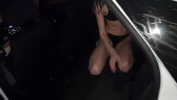 Skinny 18+ slut fucks couple 🔥💦