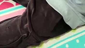 hey, my hot latina cousin sucks my monster cock while family chills downstairs