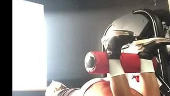 athletic ass workout turns into steamy fitness massage session 💪🍑