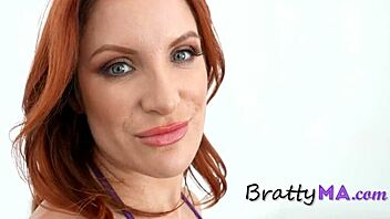 brattyma blows cash on pov redhead milf pussy fucking fantasy