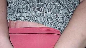 woman reaches intense orgasm late at night