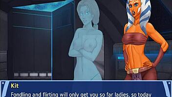 orange trainer gropes dancing big boobs