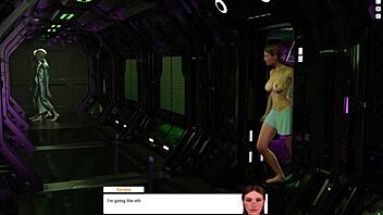 redhead shaves and rides toy on holiday midnight