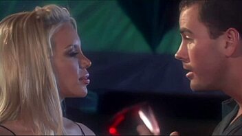 allysin chayne's big tits bounce during couch doggystyle boning