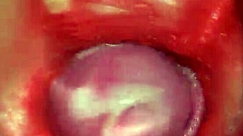 camera inside pussy captures powerful cum creampie asmr in 4k!